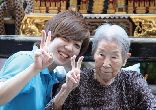 写真：ショートステイの様子